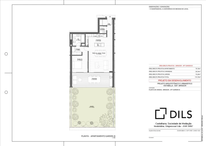 Apartamento T1 para Venda em Oeiras e São Julião da Barra, Paço de Arcos e Caxias Planta 1