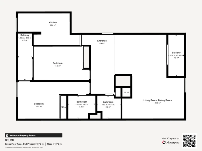 Apartamento T2 para Venda em Cascais e Estoril Planta 1