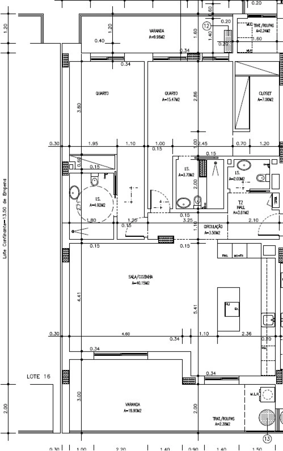 Apartamento T2 para Venda em Montijo e Afonsoeiro Planta 1