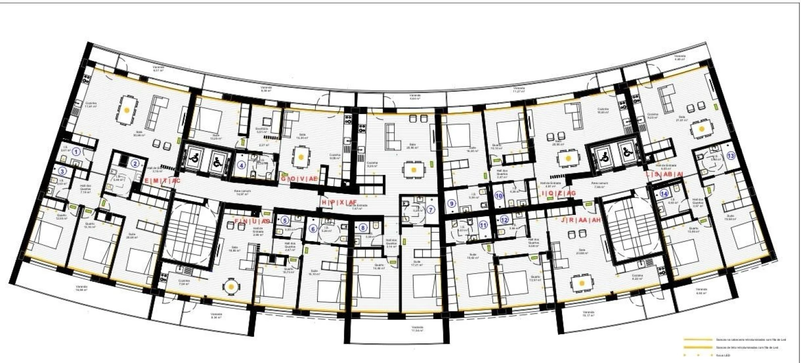 Apartamento T3 para Venda em Esgueira Planta 2