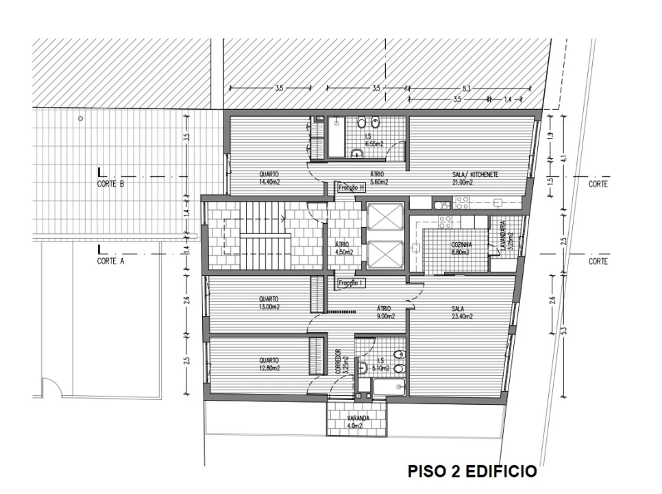 Apartamento T3 para Venda em Cedofeita, Santo Ildefonso, Sé, Miragaia, São Nicolau e Vitória Planta 10