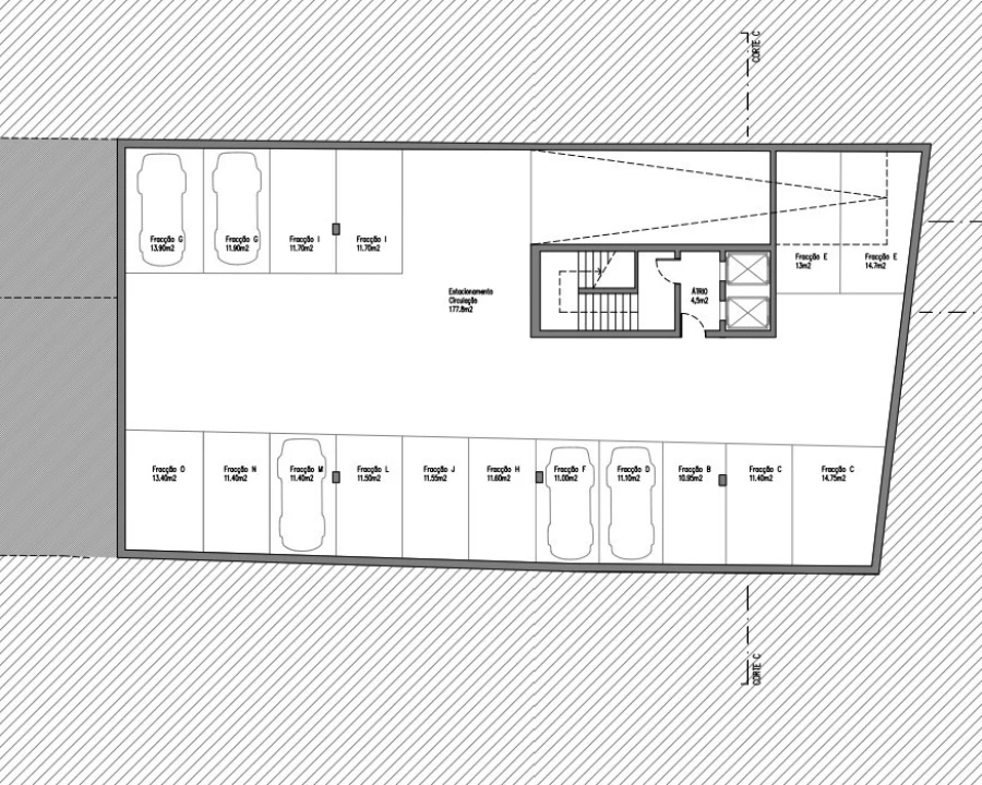 Apartamento T3 para Venda em Cedofeita, Santo Ildefonso, Sé, Miragaia, São Nicolau e Vitória Planta 2