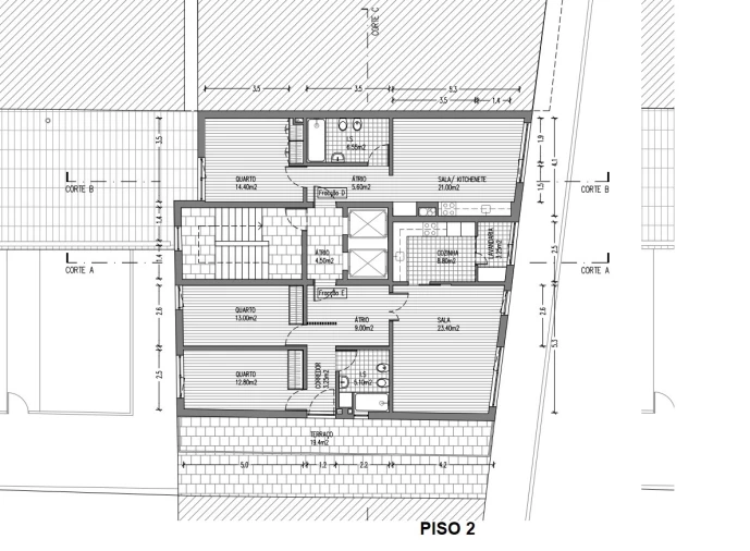 Apartamento T3 para Venda em Cedofeita, Santo Ildefonso, Sé, Miragaia, São Nicolau e Vitória Planta 9