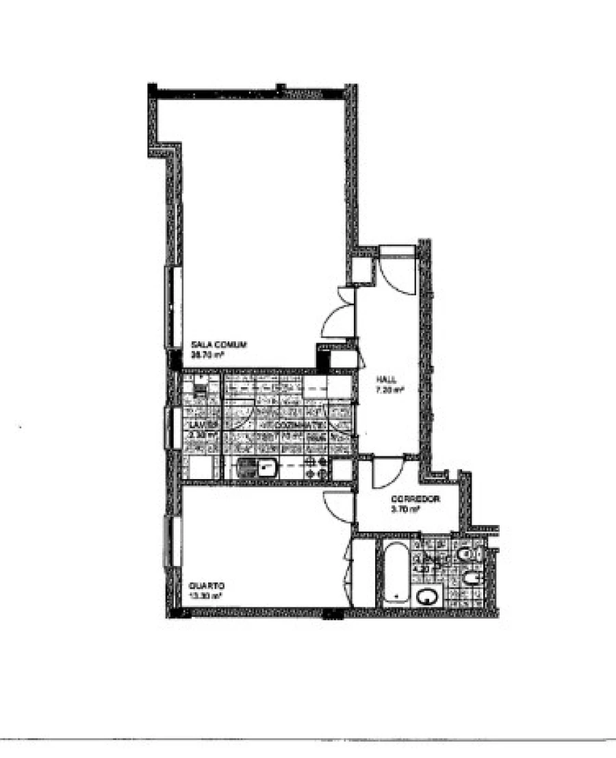 Apartamento T1 para Venda em Oliveira do Douro Planta 1