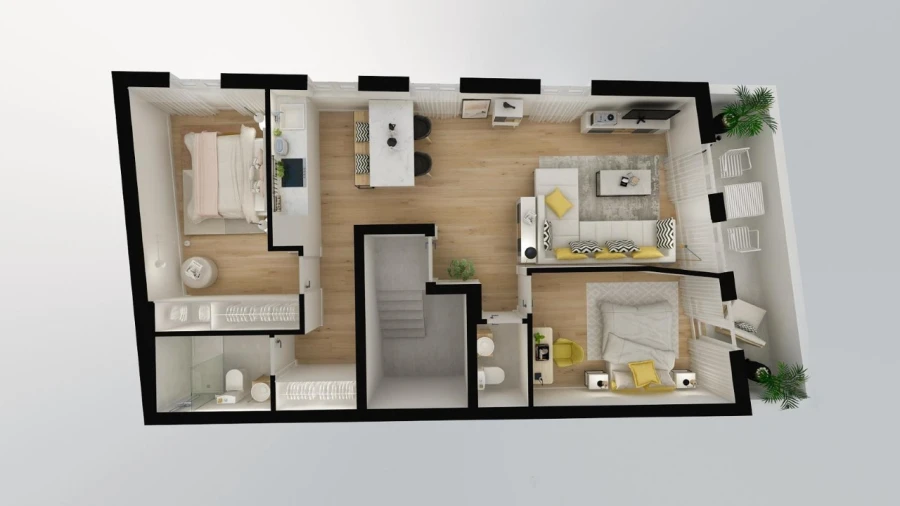 Apartamento T2 para Venda em Sesimbra (Santiago) Planta 1