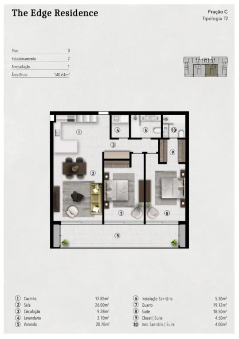 Apartamento T2 para Venda em Funchal (São Pedro)