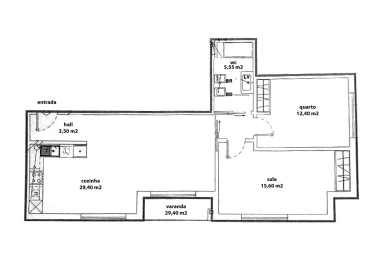 Apartamento T2 para Venda em Nazare