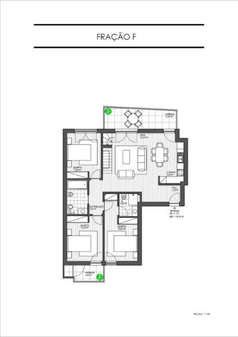 Apartamento T3 para Venda em Nazare