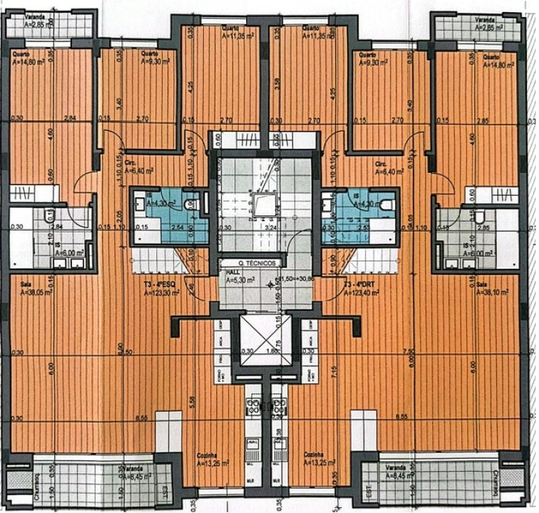 Apartamento T5 para Venda em Montijo e Afonsoeiro Planta 2