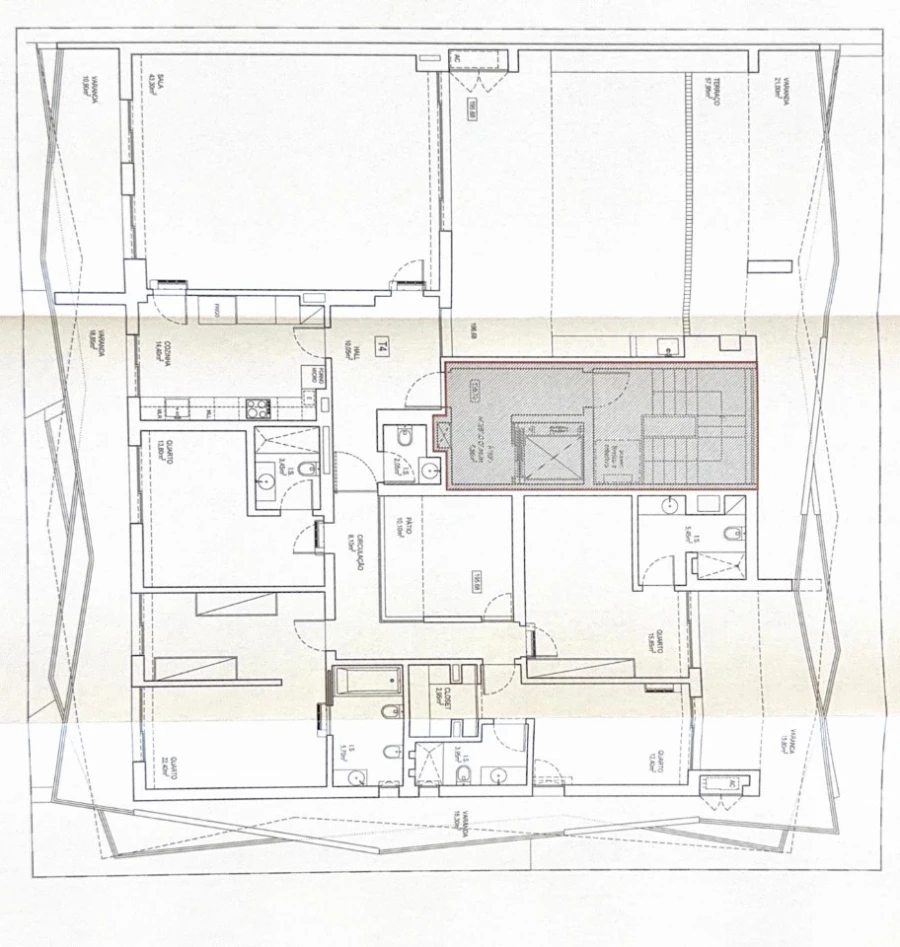 Apartamento T4 para Venda em Venteira Planta 1