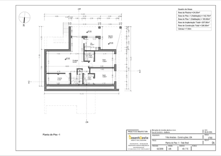 Moradia T3 para Venda em Lourinhã e Atalaia Planta 1