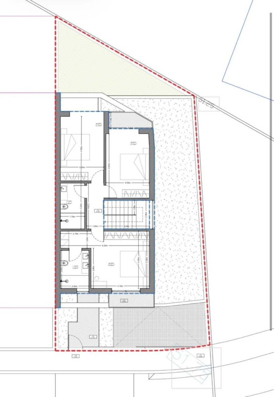 Moradia T3 para Venda em Aguçadoura e Navais Planta 1