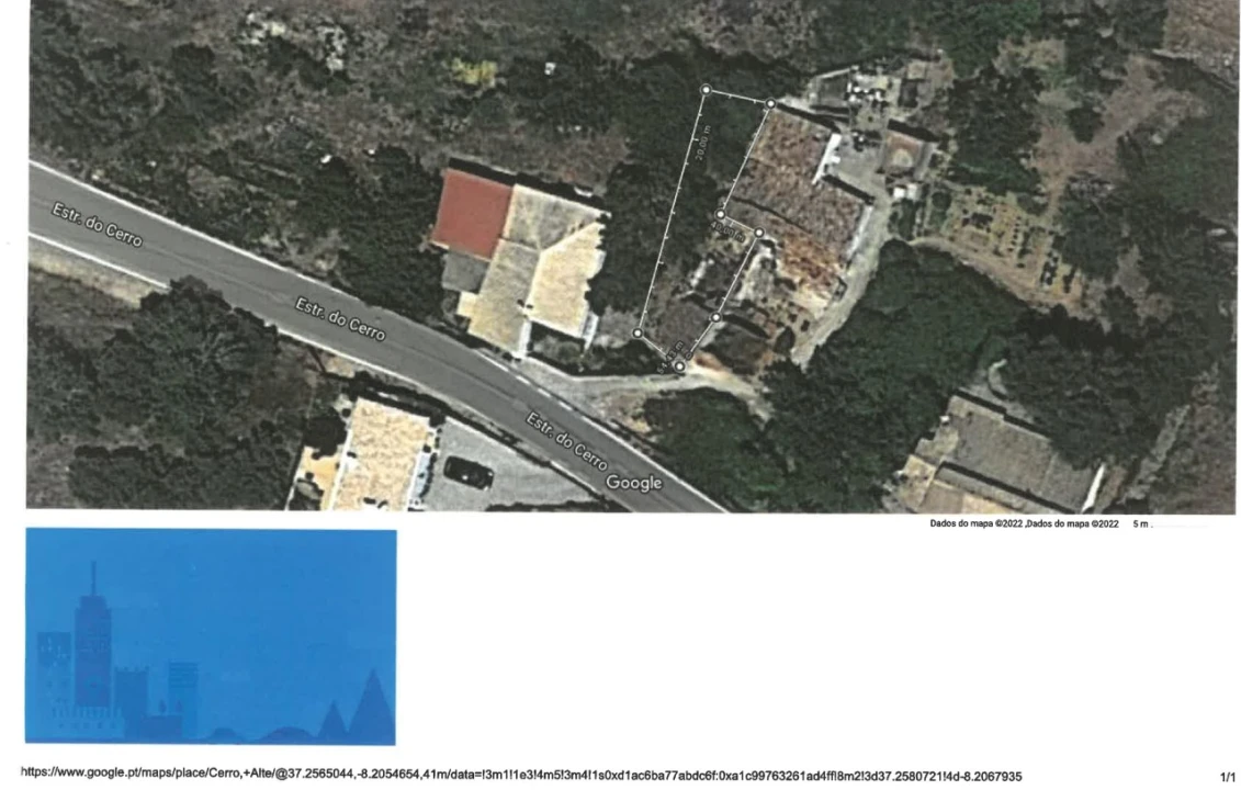 Moradia T1 para Venda em Alte Planta 2
