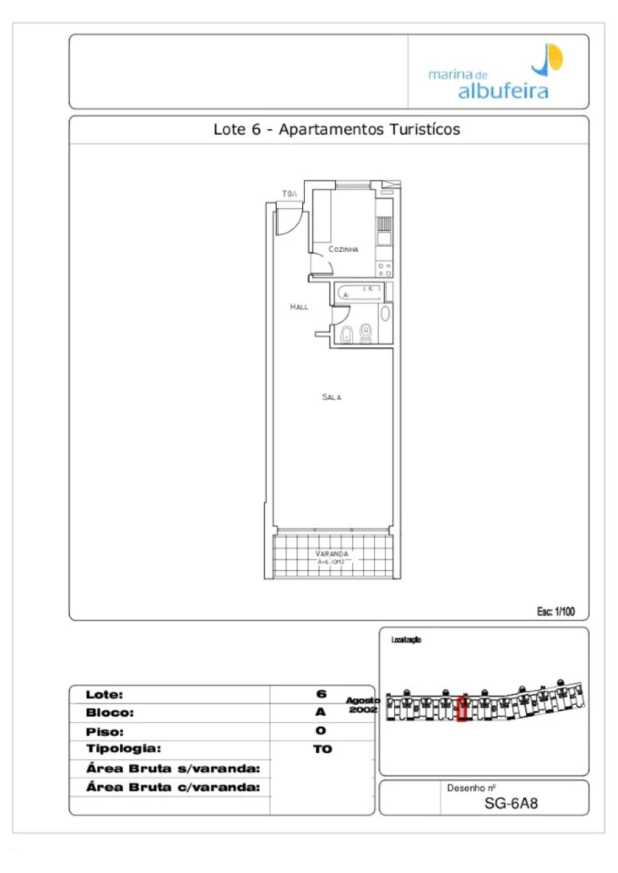 Apartamento para Venda em Albufeira e Olhos de Água Planta 1