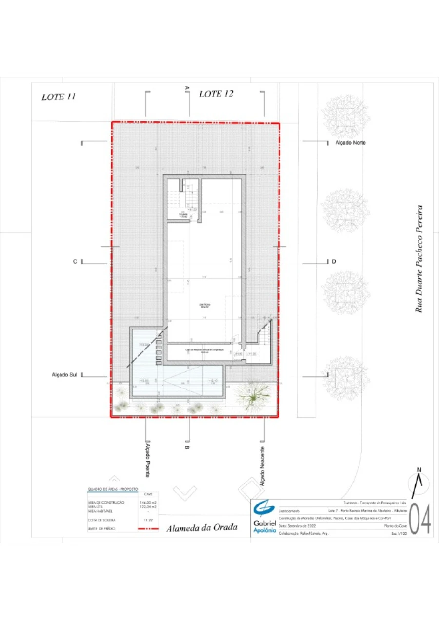Moradia T3 para Venda em Albufeira e Olhos de Água Planta 1