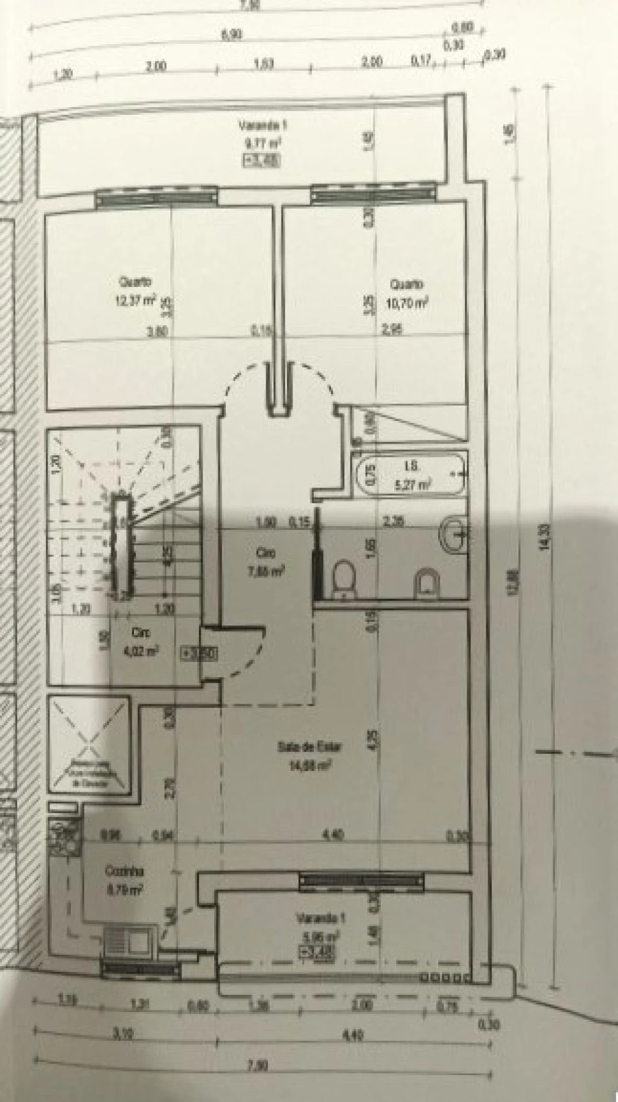 Apartamento T2 para Venda em Quinta do Conde Planta 1