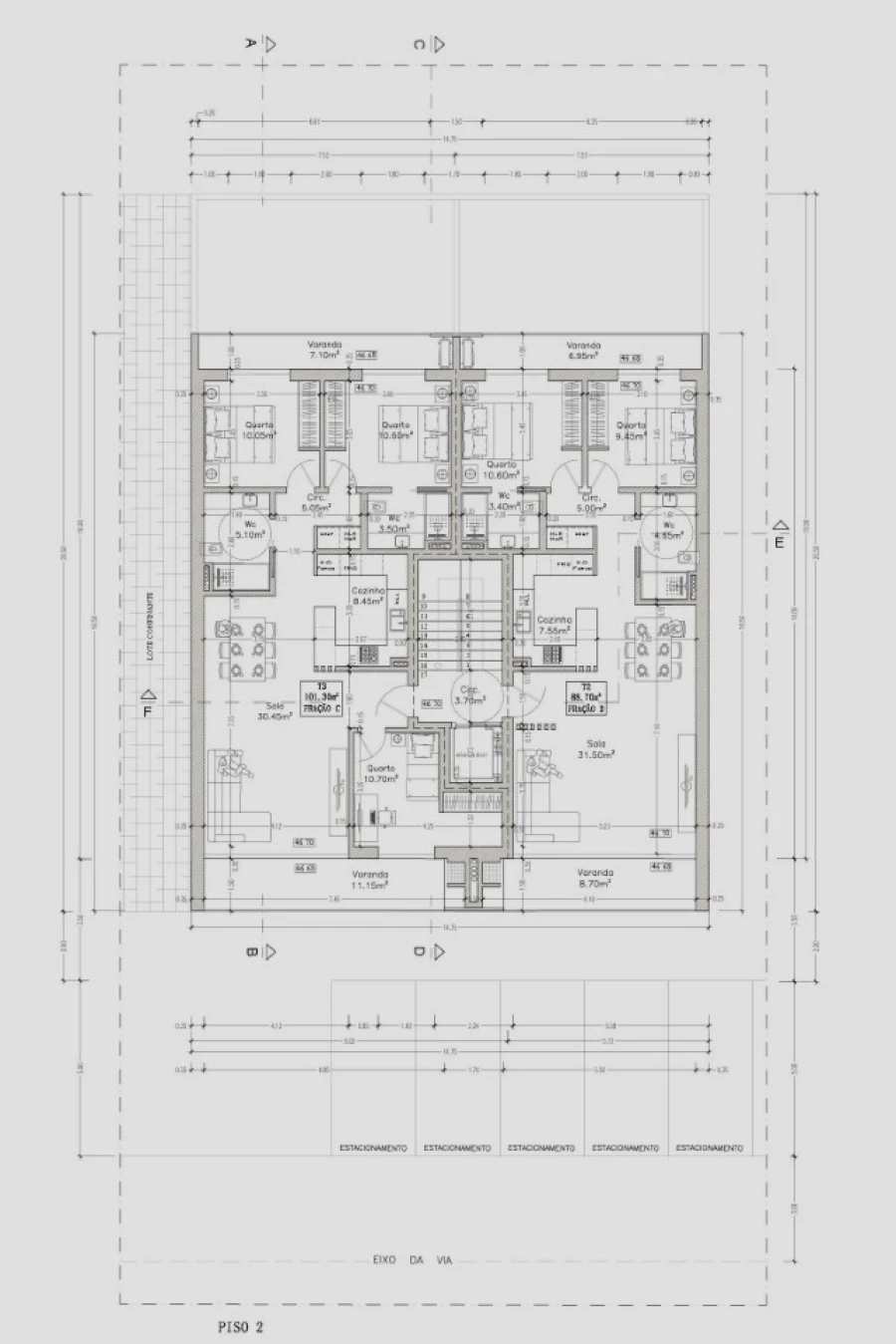 Apartamento T3 para Venda em Fernao Ferro Planta 2