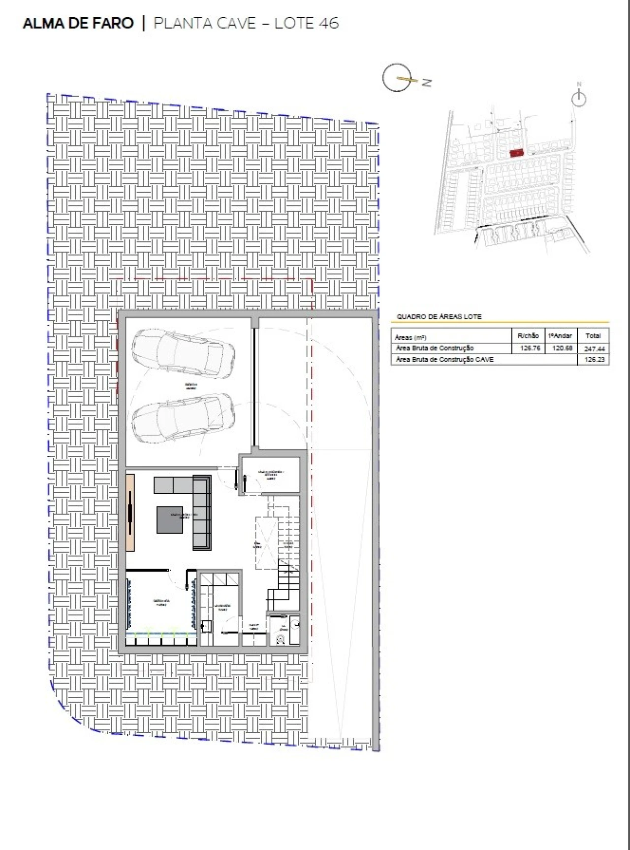 Moradia T4 para Venda em Montenegro Planta 3