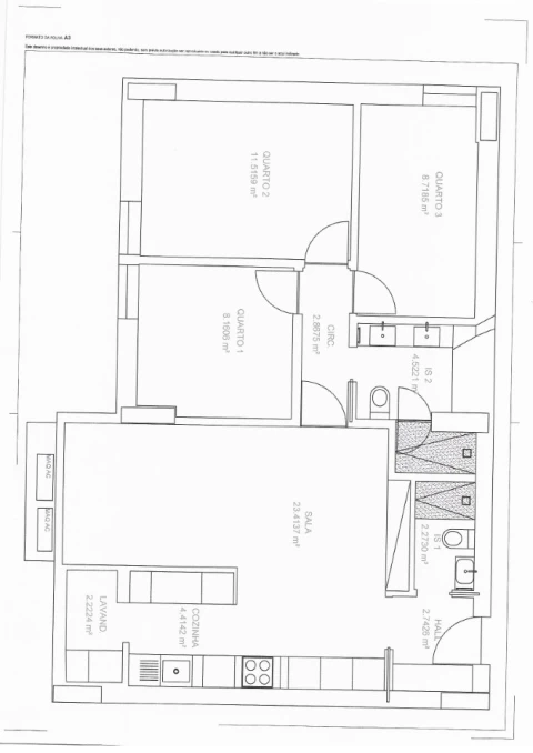 Apartamento T3 para Venda em Olivais