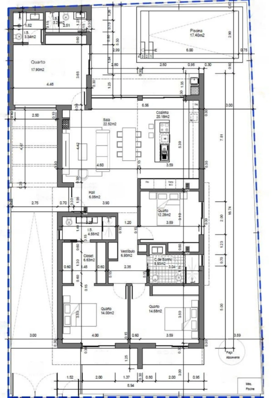 Moradia T4 para Venda em Fernao Ferro Planta 1