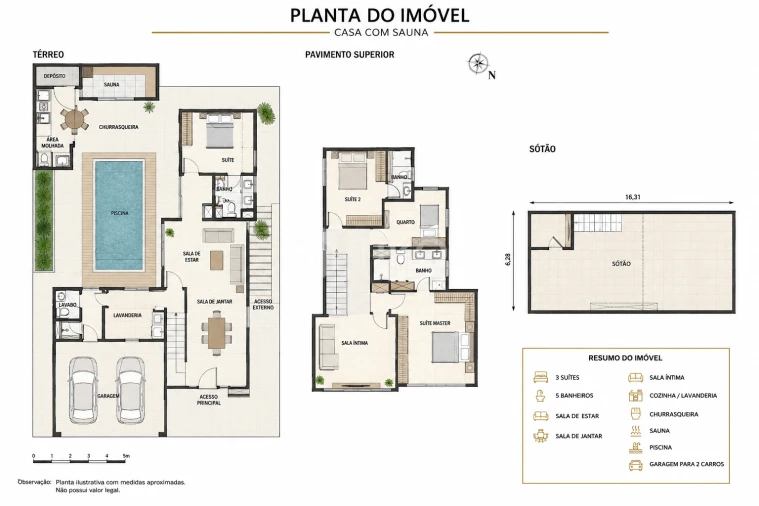 Moradia T5 para Venda em Corroios Planta 1