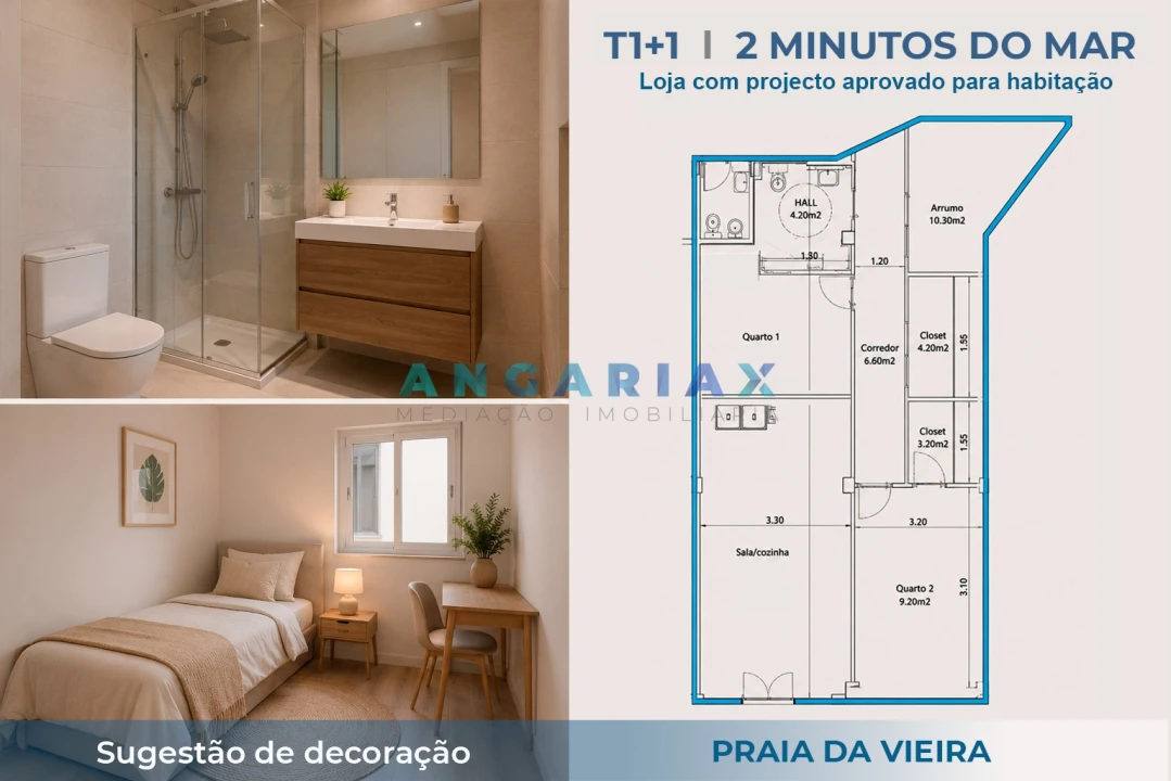 Apartamento T1 para Venda em Vieira de Leiria Foto 2
