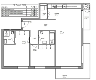 Apartamento T2 para Venda em Eiras e São Paulo de Frades