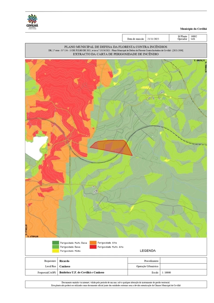 Quinta T0 para Venda em Teixoso e Sarzedo Planta 1