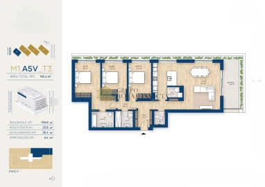 Apartamento T0 para Venda em Canidelo