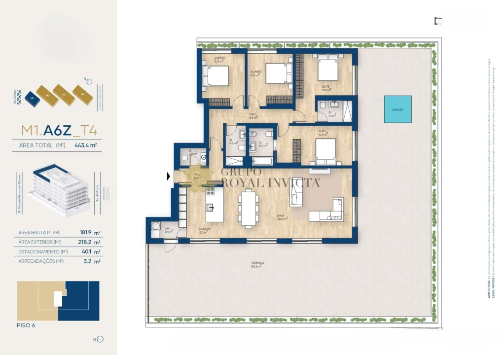 Apartamento T4 para Venda em Canidelo Foto 41