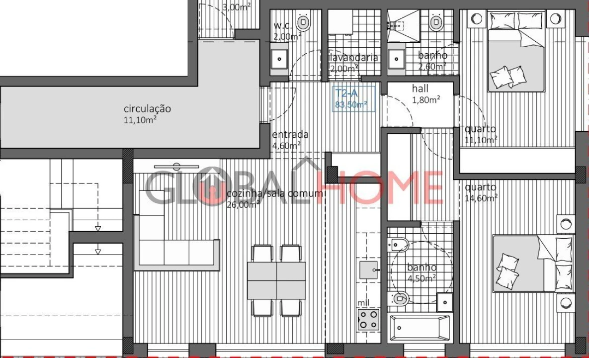Apartamento T2 para Venda em Baguim do Monte (Rio Tinto) Foto 9