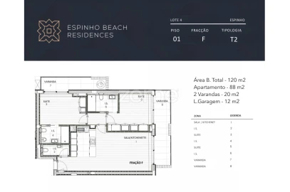 Apartamento T2 para Venda em Espinho