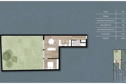 Apartamento T1 para Venda em São Mamede de Infesta e Senhora da Hora