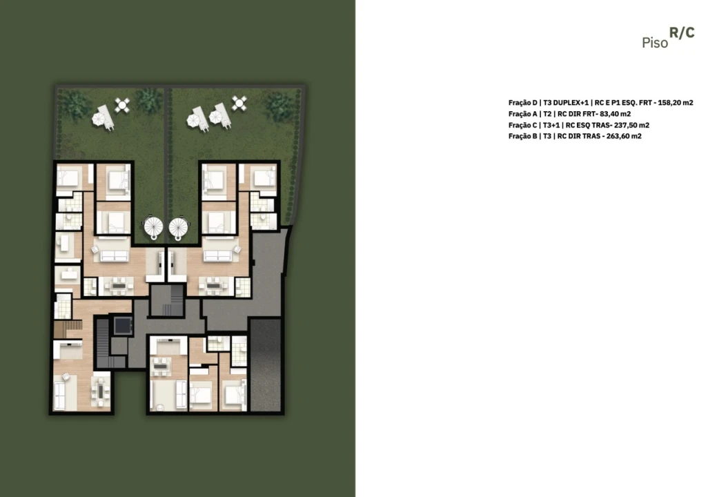 Apartamento T1 para Venda em Bonfim Planta 3