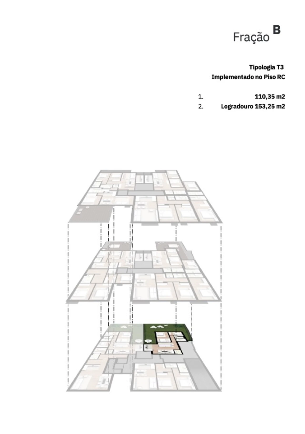 Apartamento T1 para Venda em Bonfim Planta 2