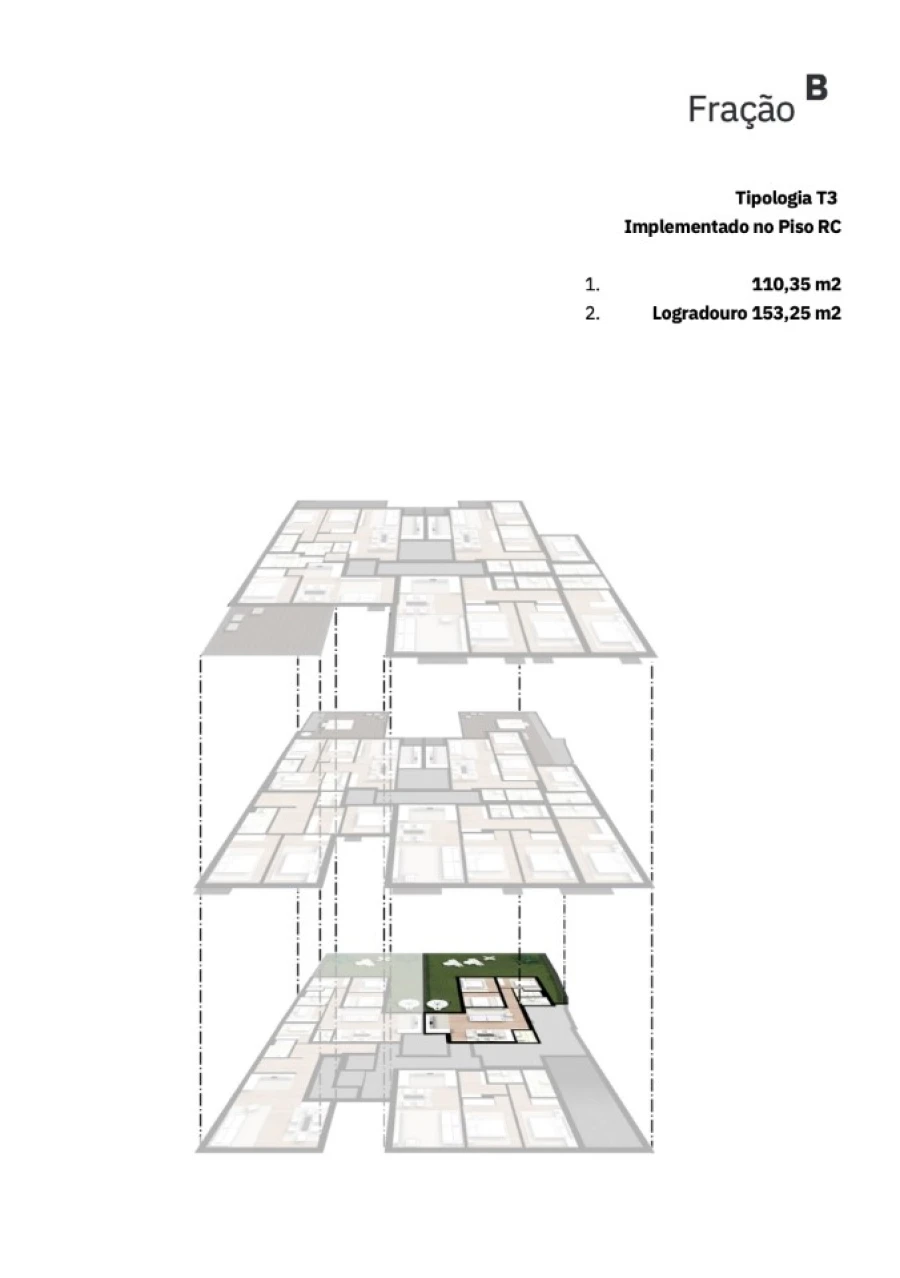 Apartamento T1 para Venda em Bonfim Planta 2