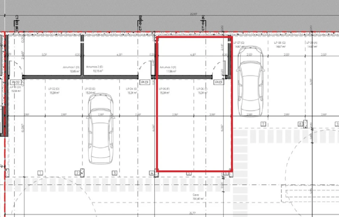 Apartamento T2 para Venda em Conceição e Cabanas de Tavira Planta 2