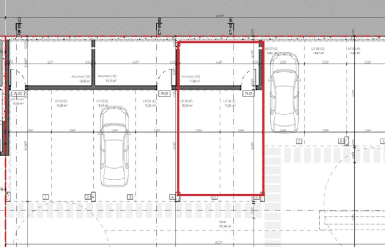 Apartamento T2 para Venda em Conceição e Cabanas de Tavira Planta 2