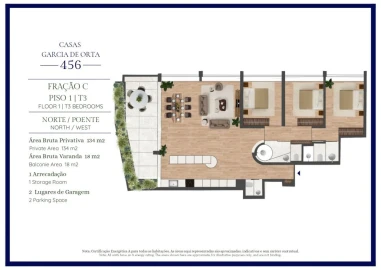 Apartamento T3 para Venda em Aldoar, Foz do Douro e Nevogilde