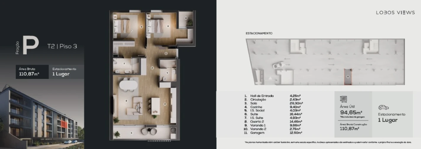 Apartamento T2 para Venda em Camara de Lobos Planta 1