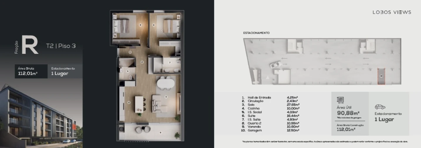 Apartamento T2 para Venda em Camara de Lobos Planta 1
