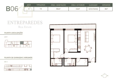 Apartamento T2 para Venda em São Felix da Marinha