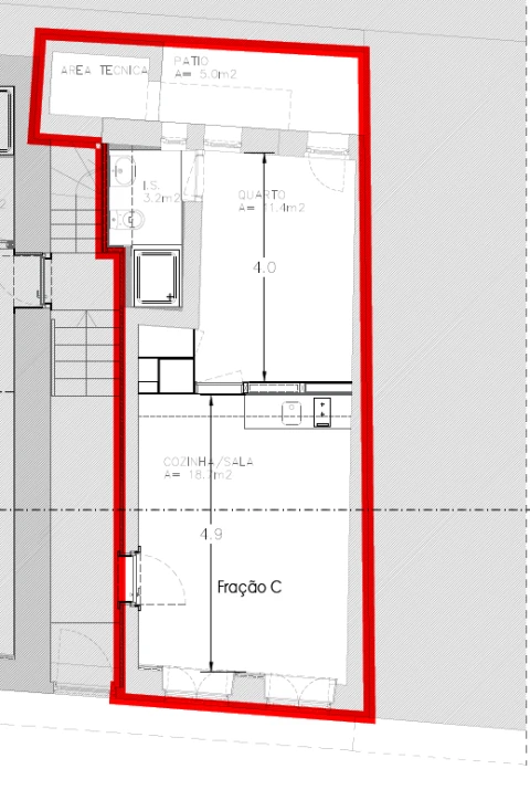 Apartamento T1 para Venda em Cedofeita, Santo Ildefonso, Sé, Miragaia, São Nicolau e Vitória