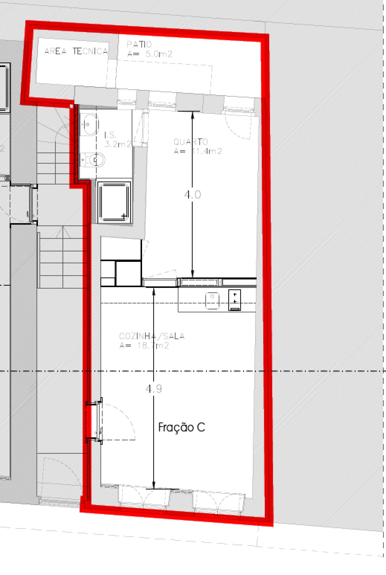 Apartamento T1 para Venda em Cedofeita, Santo Ildefonso, Sé, Miragaia, São Nicolau e Vitória Foto 16