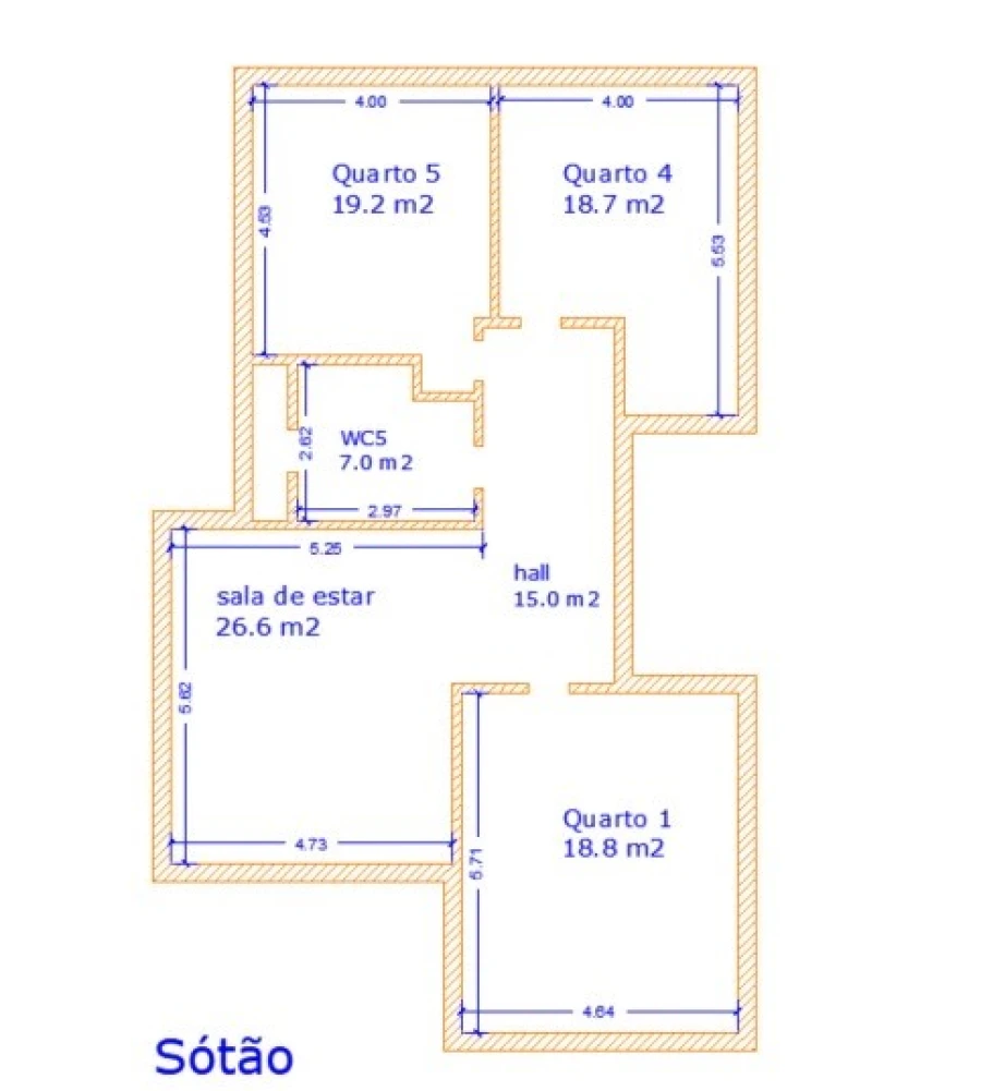 Apartamento T6 para Venda em Cascais e Estoril Planta 2