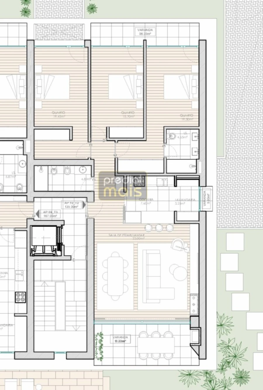 Apartamento T3 para Venda em Golães Foto 16