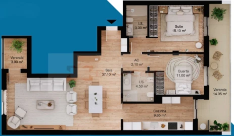 Apartamento T2 para Venda em Loures