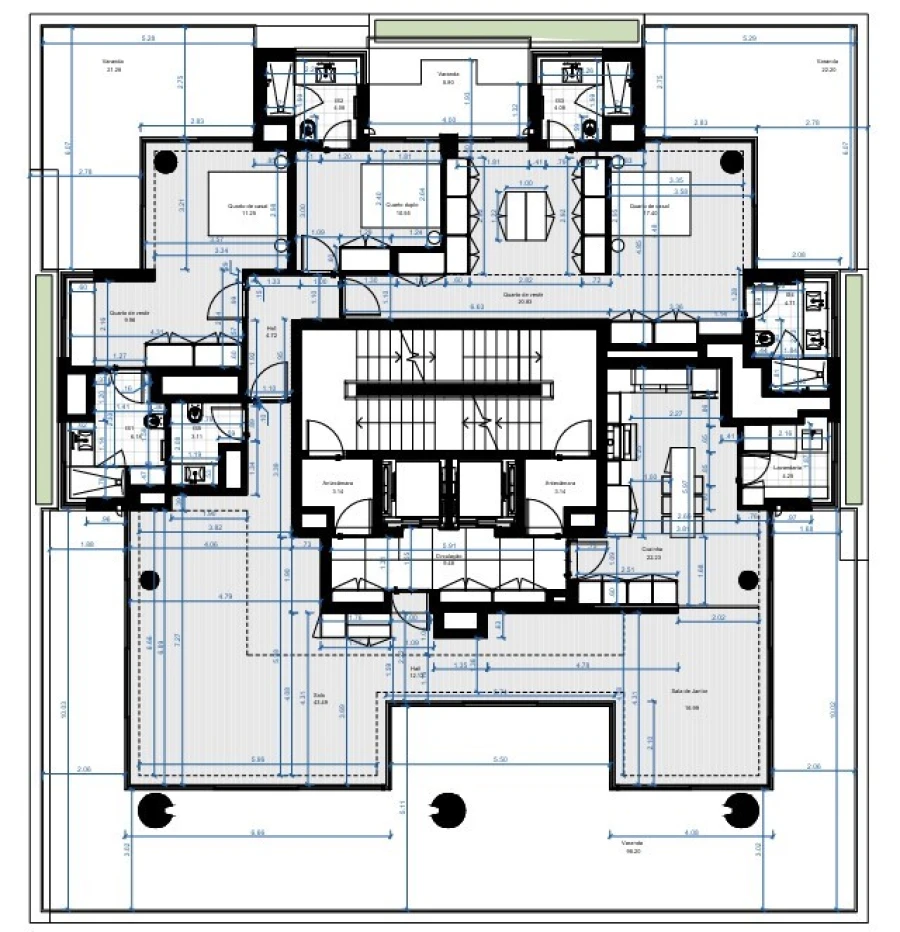 Apartamento T3 para Venda em Aldoar, Foz do Douro e Nevogilde Planta 1
