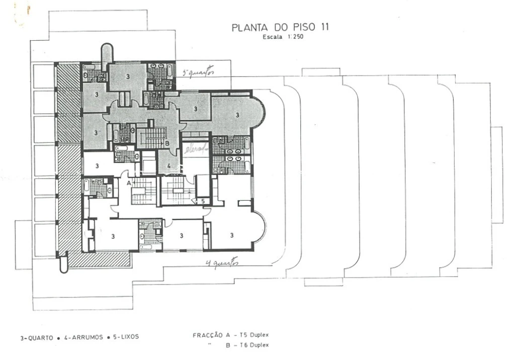 Apartamento T6 para Venda em Aldoar, Foz do Douro e Nevogilde Planta 2