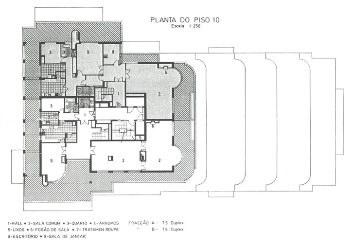 Apartamento T6 para Venda em Aldoar, Foz do Douro e Nevogilde Planta 1